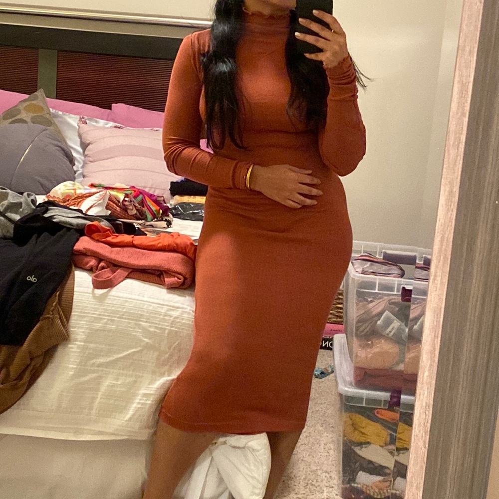 Free People fitted dress